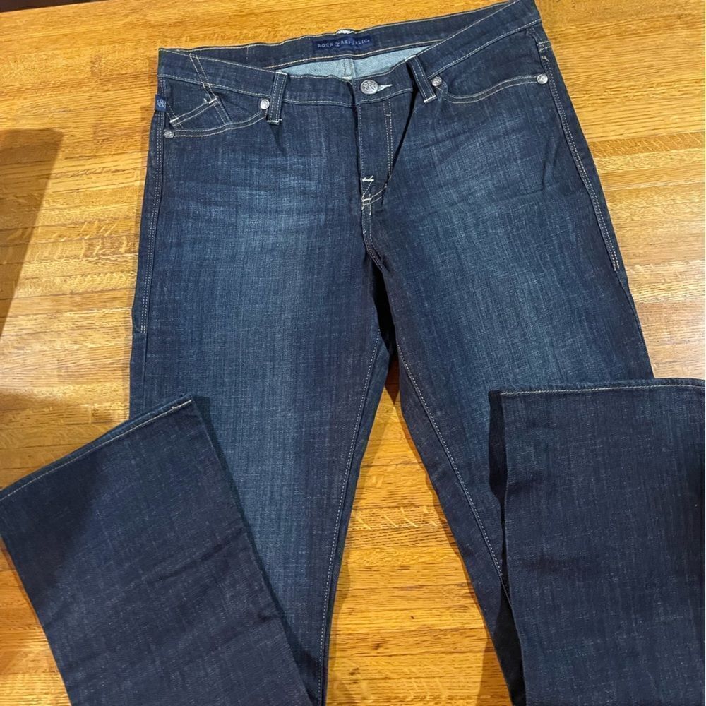 Rock & Republic Kasandra Boot Cut Jean Size 16 M NWOT